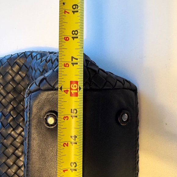 Donald J. Pliner Woven Leather Tote Bag - Picture 6 of 8